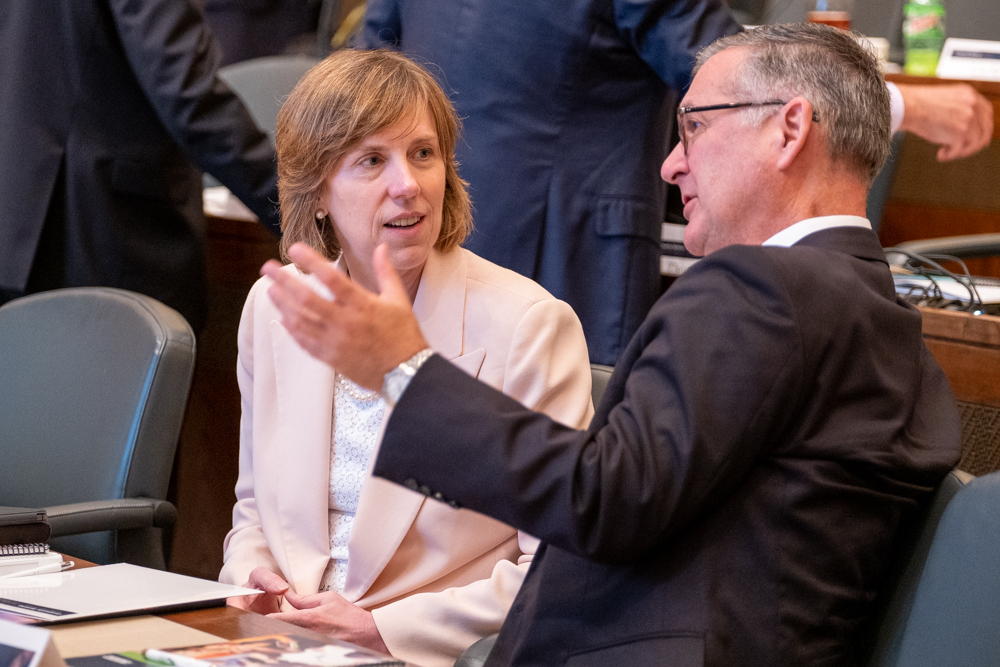 Diane Ellis and John Ryan