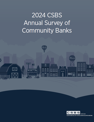 Cover of the 2024 CSBS Annual Survey of Community Banks