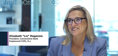 Liz Magennis, President, ConnectOne Bank
